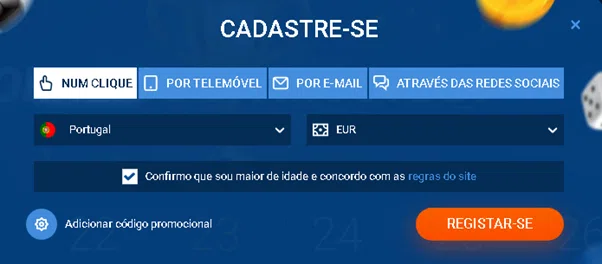 Registo na MostBet